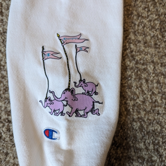 Champion Dr. Seuss Oh the Places You'll Go Reverse Weave Hooded Sweatshirt - Picture 6 of 15
